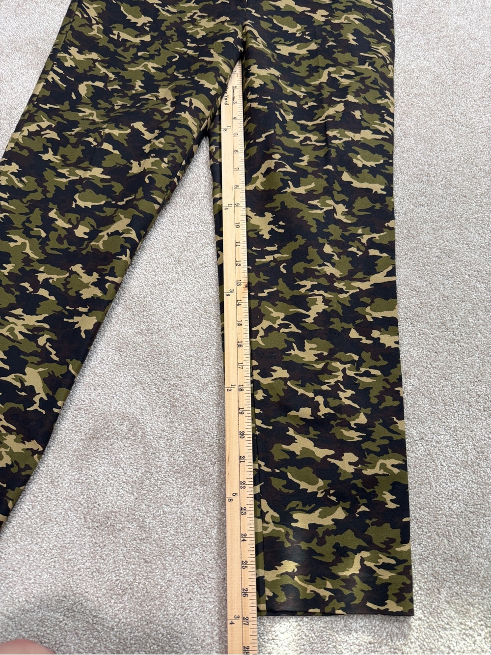 MICHAEL KORS COLLECTION CAMOUFLAGE TAILORED PANTS — SIZE 10 - Picture 8 of 16